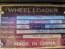 Used Foton Lovol 958G Wheel Loader