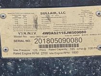 Used Sullair 185 Air Compressor