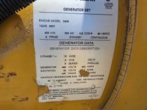 Used Cat 3406 320kW Generator Set