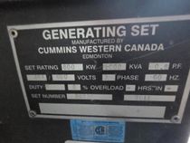 Used Cummins QSK23-G7 NR2 800kW Generator Set