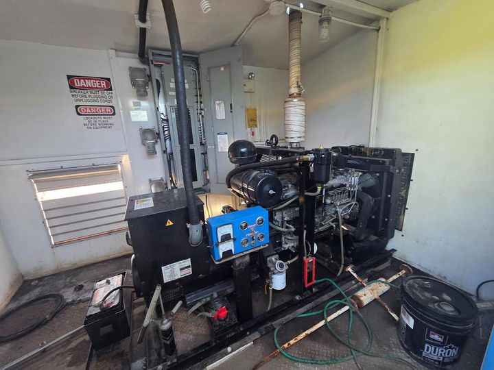 Used Isuzu A-6BG1 75kW Generator Set