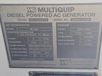 Used Multiquip DCA125SSIU4F 100kW Generator Set