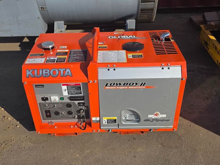 Used Kubota GL7000 7kW Generator Set