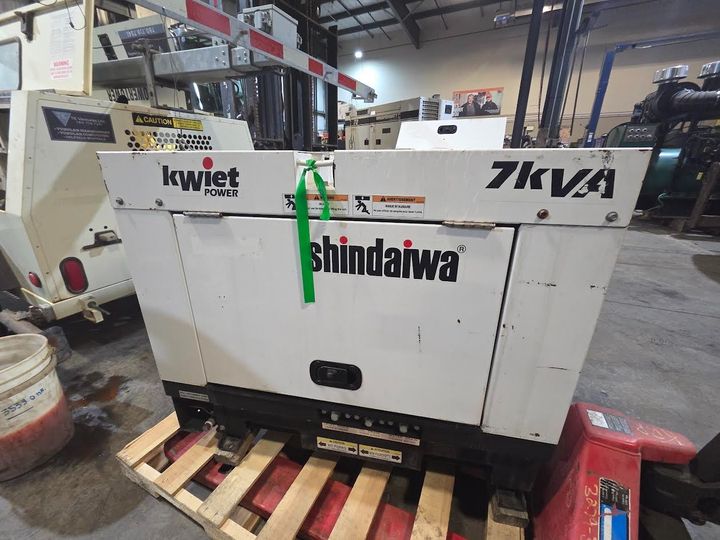 Used Shindaiwa DGK7F 7kW Generator Set