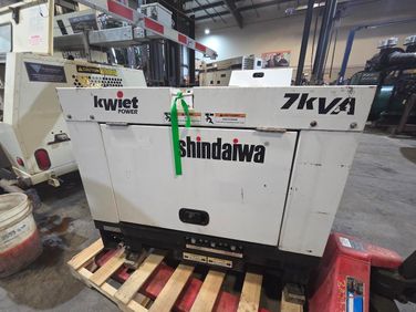 Used Shindaiwa DGK7F 7kW Generator Set