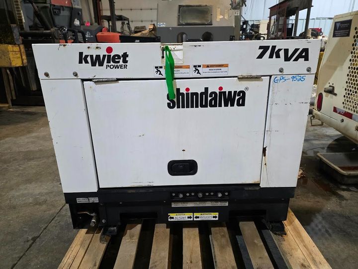 Used Shindaiwa DGK7F 7kW Generator Set