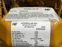 Used Caterpillar 3508 1030kW Generator Set