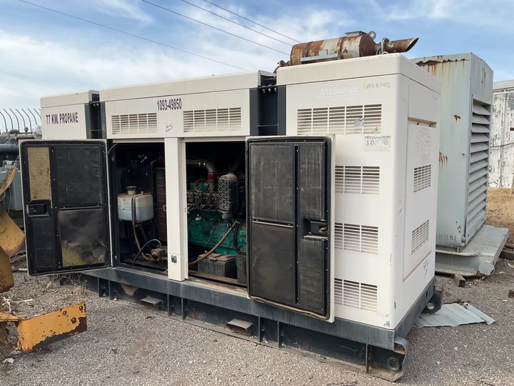 Used Cummins 6BT5.9-G1 77kW Generator Set