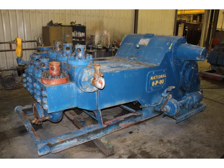 NATIONAL 8P80 TRIPLEX MUD PUMP
