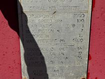 ELLIS WILLIAMS WH1000B TRIPLEX MUD PUMP